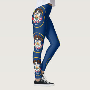 Legging Bandeira do Estado de Utah