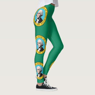 Legging Bandeira do Estado de Washington