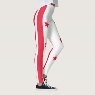 Legging Bandeira do estado de Washington DC