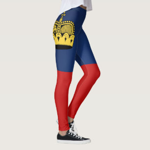 Legging Bandeira do Legal Liechtenstein