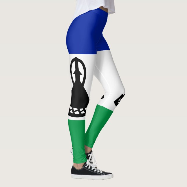 Legging Bandeira do Lesoto (Direita)