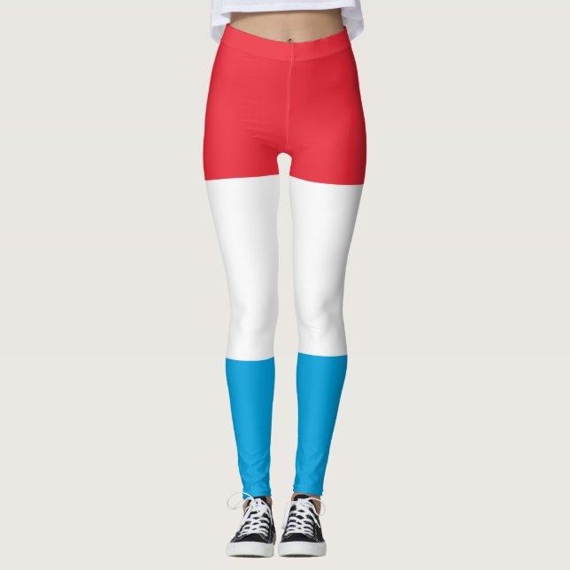 Legging Bandeira do Luxemburgo (Frente)