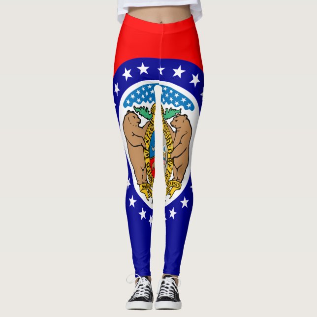 Legging bandeira do Missouri (Frente)