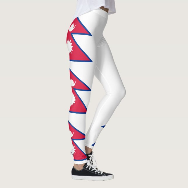 Legging Bandeira do Nepal (Direita)
