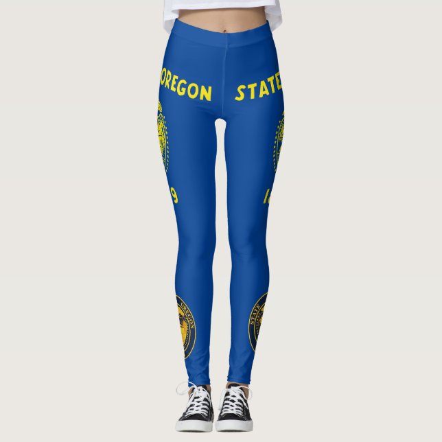 Legging bandeira do Oregon (Frente)