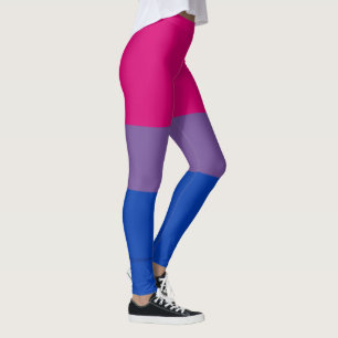 Legging Bandeira do Orgulho Bissexual SlipperyJoe's lavand