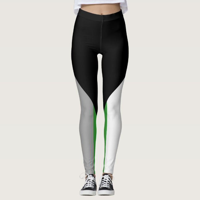 Legging Bandeira do Orgulho Demiromântico (Frente)