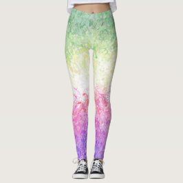 Legging Bandeira do Orgulho Genderdoe Abstrata Boho Groovy
