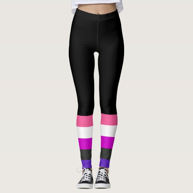 Legging Bandeira do Orgulho Gênerofluido (Frente)