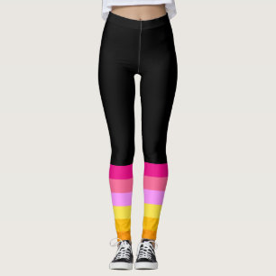 Legging Bandeira do Orgulho Lésbico (Dawn)