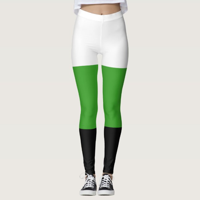 Legging Bandeira do Orgulho Neutrois (Frente)