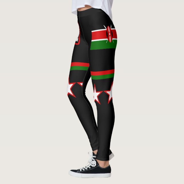 Legging Bandeira do Quénia (Esquerda)