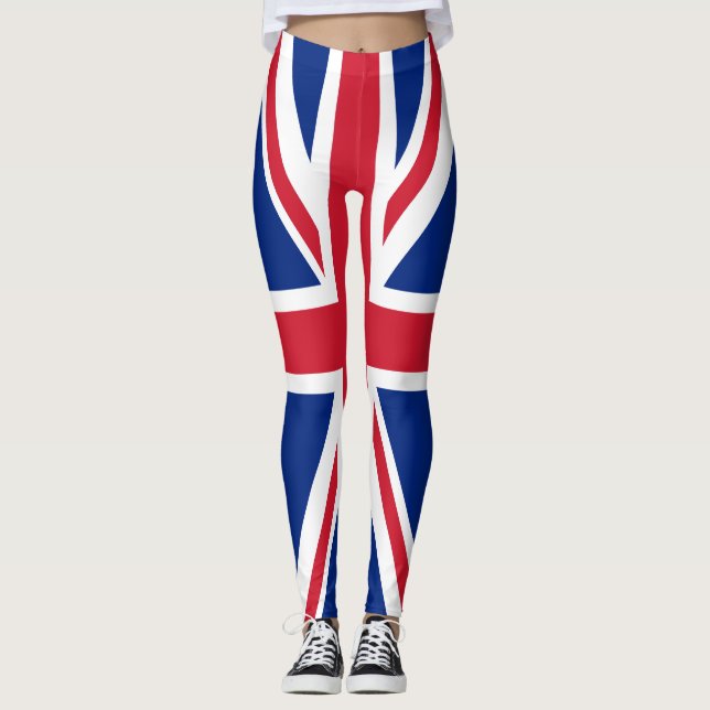 Legging Bandeira do Reino Unido (Frente)
