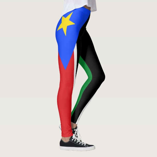 Legging Bandeira do Sudão do Sul (Direita)