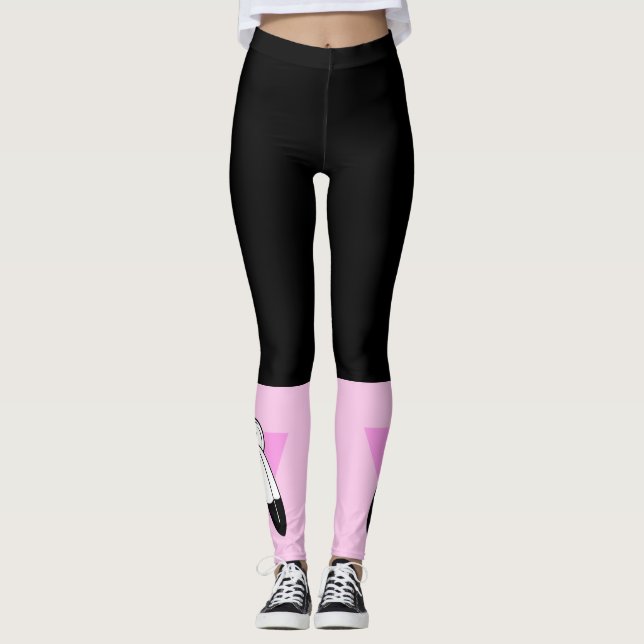 Legging Bandeira do Triângulo Rosa Two-Spirit (Frente)