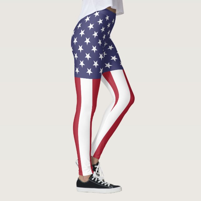 Legging Bandeira dos Estados Unidos (Direita)