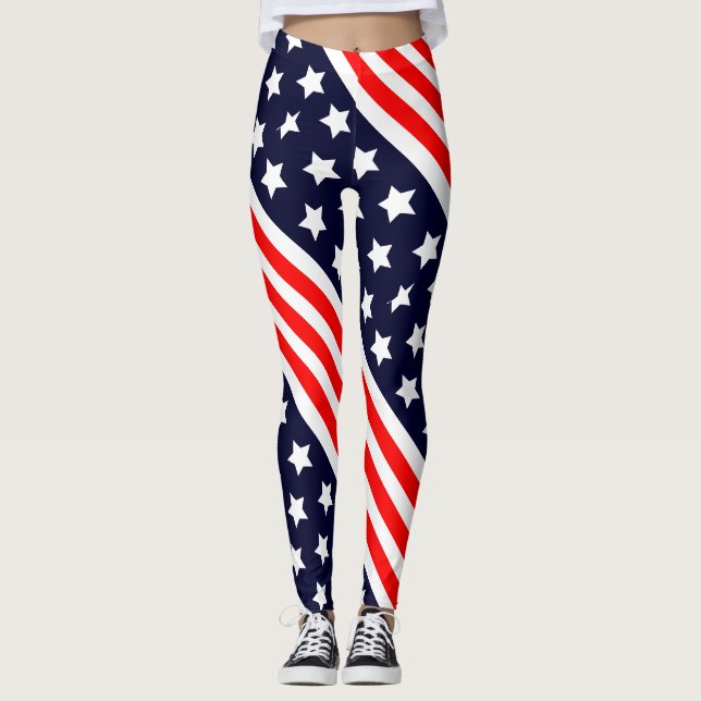 Legging Bandeira dos Estados Unidos da América (Frente)