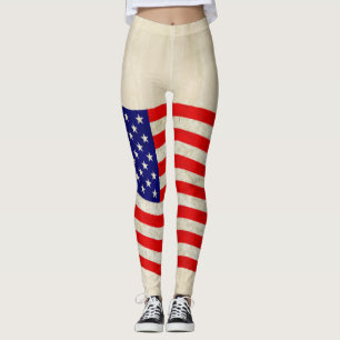 Legging Bandeira dos Estados Unidos da América - imundície