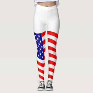 Legging Bandeira dos Estados Unidos da América - suas idei