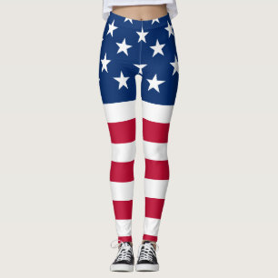 Legging Bandeira dos Estados Unidos da bandeira americana