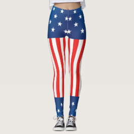 Legging Bandeira dos Estados Unidos EUA