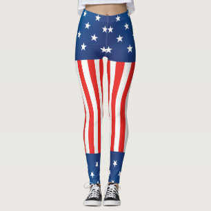 Legging Bandeira dos Estados Unidos EUA