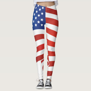 Legging bandeira dos EUA