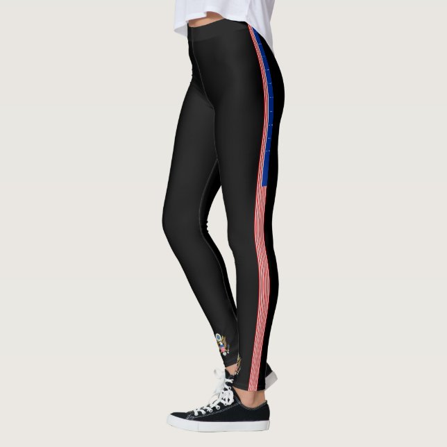 Legging Bandeira dos EUA (Esquerda)