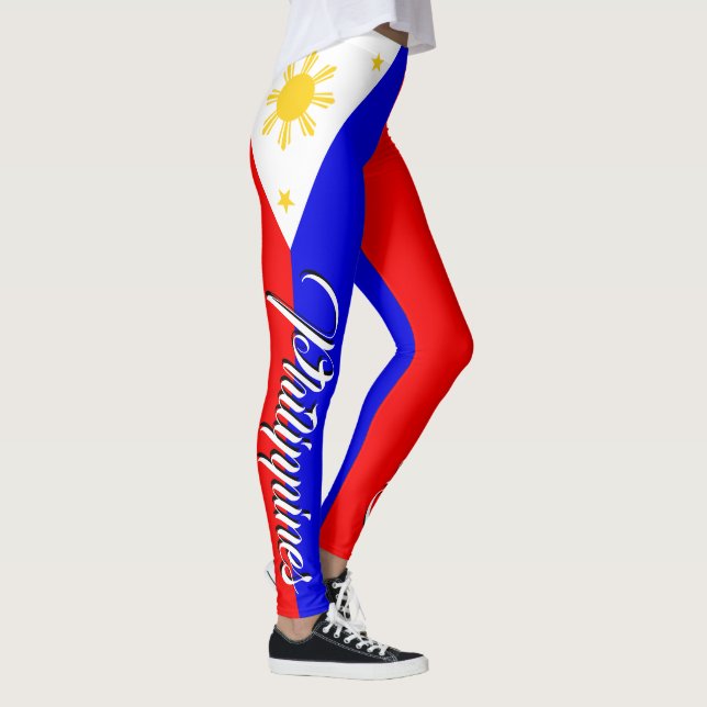 Legging Bandeira impressionante de Filipinas (Direita)