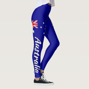Legging Bandeira impressionante do australiano de