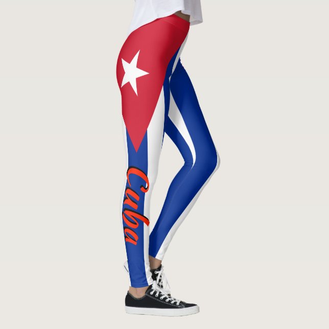 Legging Bandeira impressionante do cubano de Cuba (Direita)