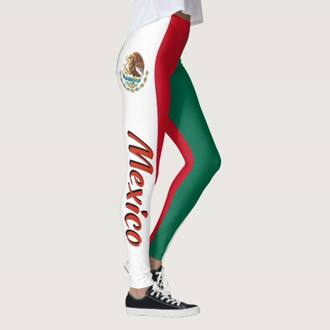 Legging Bandeira mexicana impressionante de México (Direita)