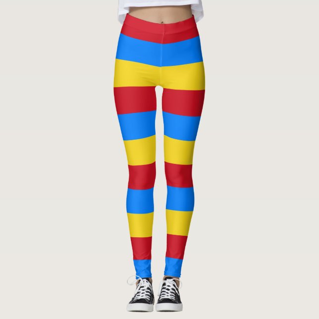Legging Bandeira Nacional da República Democrática do Cong (Frente)