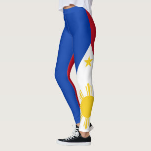 Legging Bandeira Nacional das Filipinas