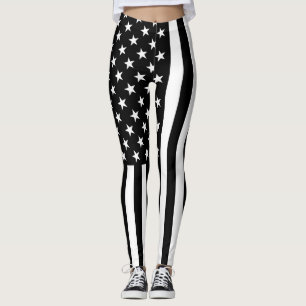Legging Bandeira Negra-Americana