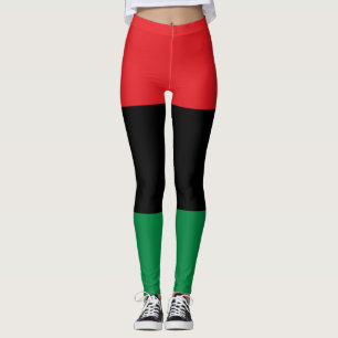 Legging Bandeira Pan-Africana