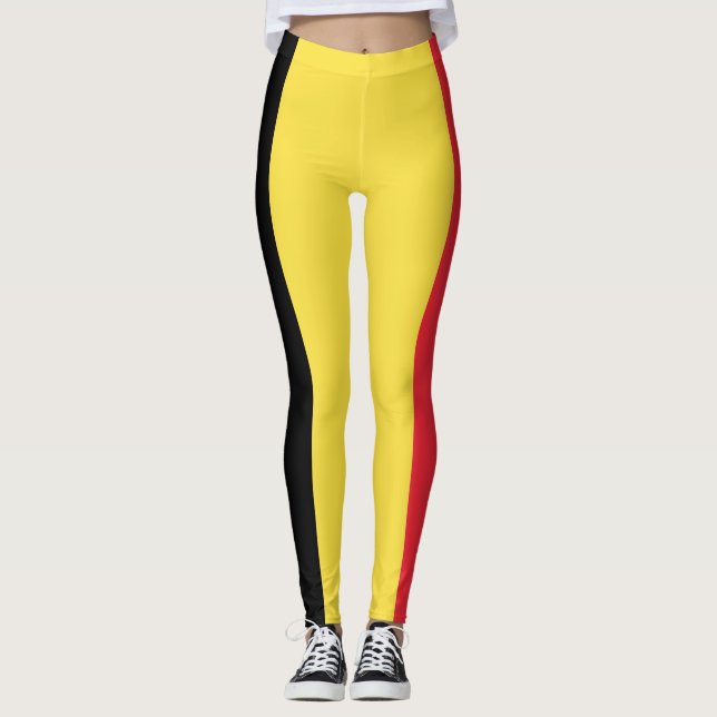 Legging Bandeira Patriótica Belga (Frente)