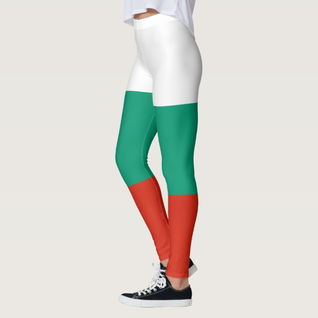 Legging Bandeira Patriótica Búlgara (Esquerda)