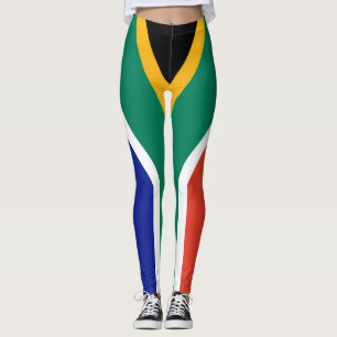 Legging Bandeira Patriótica da África do Sul Bokke