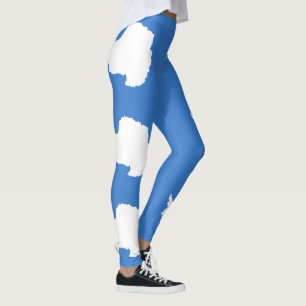 Legging Bandeira patriótica da Antártida