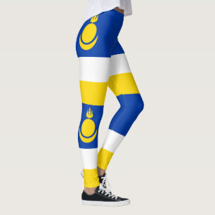 Legging Bandeira Patriótica da Buriácia