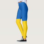 Legging Bandeira Patriótica da Ucrânia<br><div class="desc">Bandeira Patriótica da Ucrânia.</div>