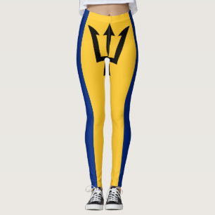 Legging Bandeira Patriótica de Barbados