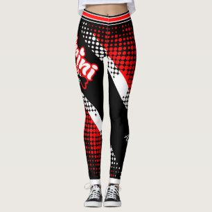 Legging Bandeira Patriótica de Trinidad e Tobago Trini até
