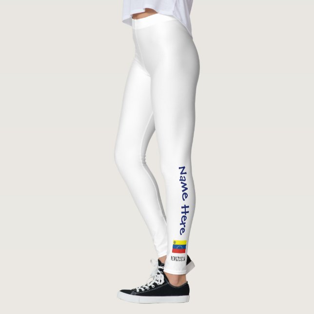 Legging Bandeira Personalizada da Venezuela (Esquerda)