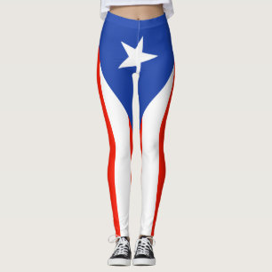 Legging Bandeira Puerto Rico 5Julio da bandera de Boricua