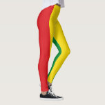 Legging Bandeira Rastafarian Rasta Etiópia<br><div class="desc">As cores vermelha, verde e amarela representam a bandeira do Rastafarianismo, mas são também uma bandeira da Etiópia. Aqui está um presente rasta de alta qualidade e um design excelente para todos os rastafarianos. Visite nossa loja para encontrar presentes mais legal no rasta e outras ideias de presentes no mundo....</div>