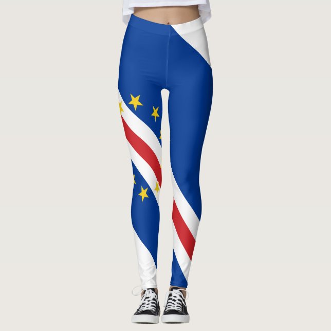 Legging Bandeiras cabo-verdianas (Frente)