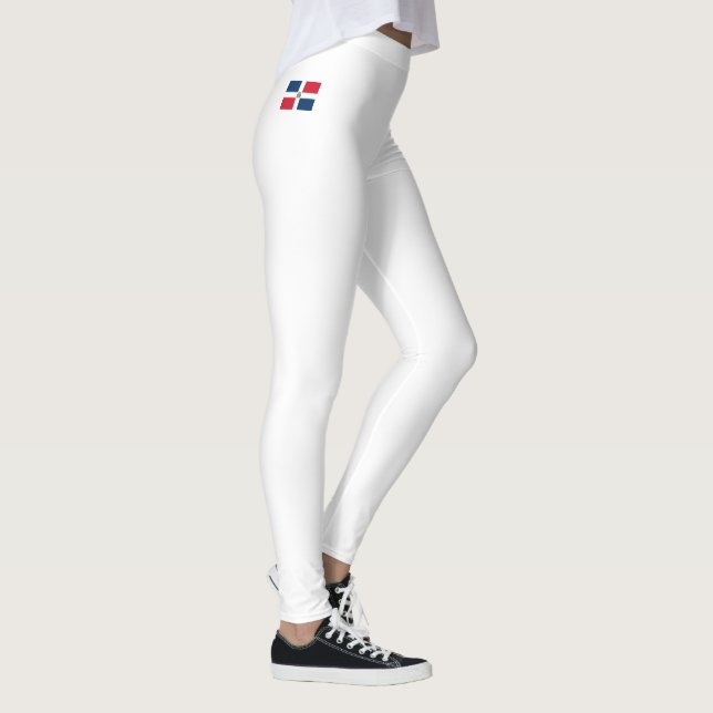 Legging Bandeiras da República Dominicana (Direita)