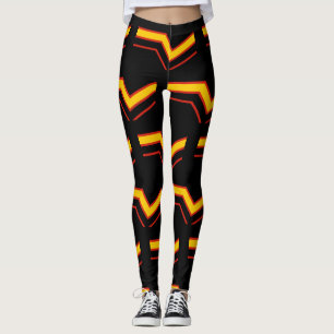 Legging Bandeiras de orgulho em borracha da SlipperyJoe's 